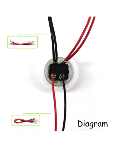 4 Botones LED Arcade 24mm Arcity 5V Blanco con Microswitch