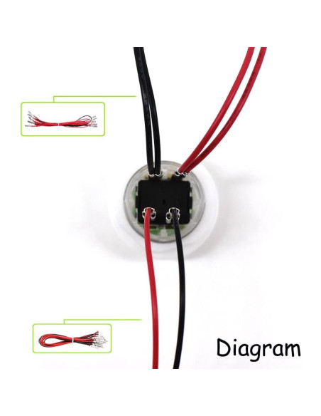 4 Botones LED Arcade 24mm Arcity 5V Blanco con Microswitch