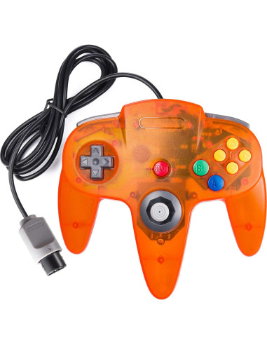 Paquete 2 Controladores Clásicos N64 Suily con Cable 1.8m