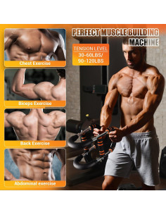 Entrenador de Brazos Twister JHMFDDSB TAT-002 30-120kg 2