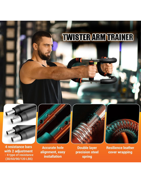 Entrenador de Brazos Twister JHMFDDSB TAT-002 30-120kg