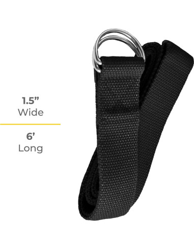 Correa de Yoga Sunshine Yoga 10-Pack 182 cm Ajustable