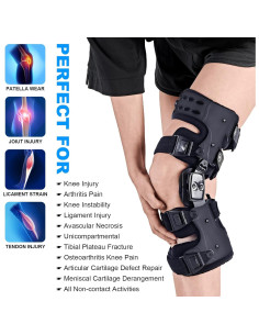 Rodillera Descompresora OA RISURRY para Artritis - Soporte Ajustable 2