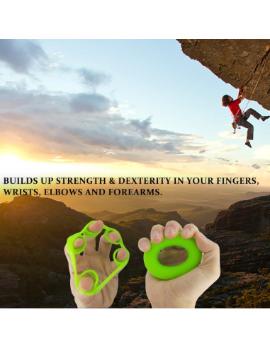 Fortalecedor de Agarre Pnrskter Grande 6 PCS Silicona