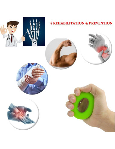 Fortalecedor de Agarre Pnrskter Grande 6 PCS Silicona