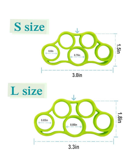 Fortalecedor de Agarre Pnrskter Grande 6 PCS Silicona