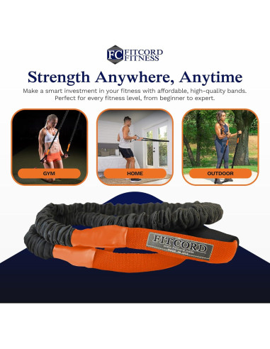 Banda de Resistencia FitCord 3,18 kg Muy Ligera - Ejercicio