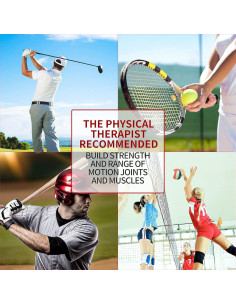 Barra de Fitness Elástica Hotwave para Ejercicio y Rehabilitación 2