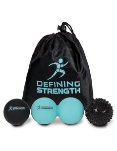 Juego de 3 Pelotas de Masaje Defining Strength - Alivio Muscular