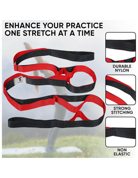 Correa de Estiramiento de Yoga Toxford 190.5 cm 10 Laos