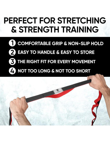 Correa de Estiramiento de Yoga Toxford 190.5 cm 10 Laos