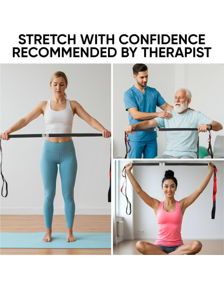 Correa de Estiramiento de Yoga Toxford 190.5 cm 10 Laos