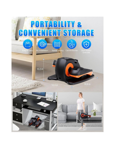 Máquina Elíptica de Escritorio Putnen FZH834, 12 Niveles, Silenciosa