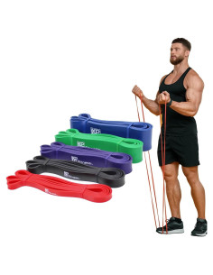 Conjunto de Bandas de Resistencia XPRT Fitness - 5 Bandas para Entrenamiento