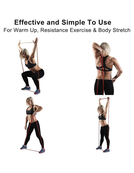 Conjunto de Bandas de Resistencia XPRT Fitness - 5 Bandas para Entrenamiento