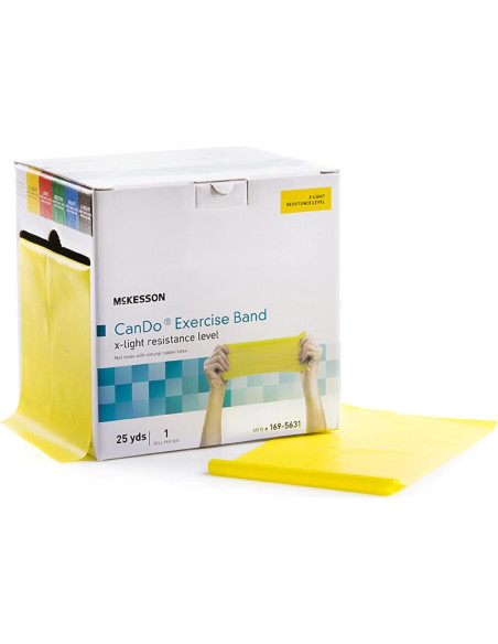 Banda de Resistencia McKesson Can Do Amarillo 12.7cm x 22.86m