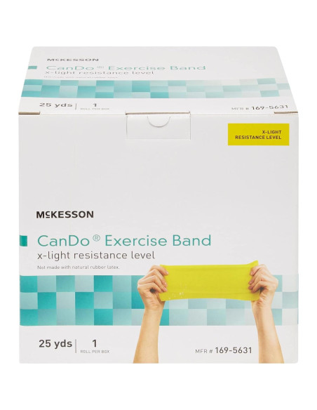 Banda de Resistencia McKesson Can Do Amarillo 12.7cm x 22.86m