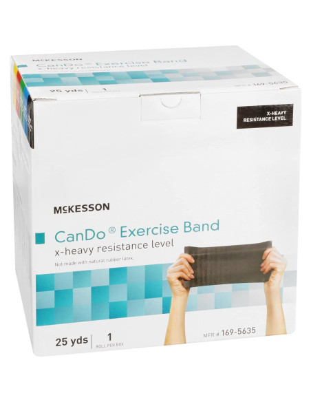 Banda de Resistencia McKesson Negra 12.7 cm x 22.86 m Extra Pesada