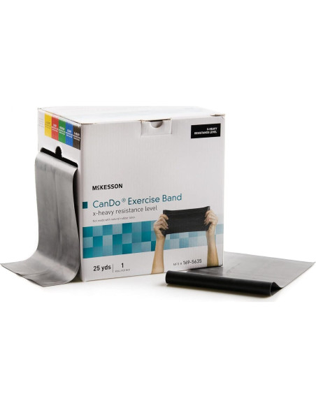 Banda de Resistencia McKesson Negra 12.7 cm x 22.86 m Extra Pesada
