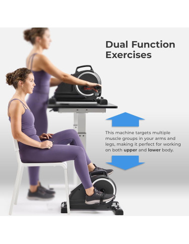 Bicicleta de Ejercicio Bajo Escritorio Sunny Health SF-B020029SMART