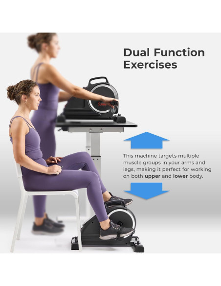 Bicicleta de Ejercicio Bajo Escritorio Sunny Health SF-B020029SMART