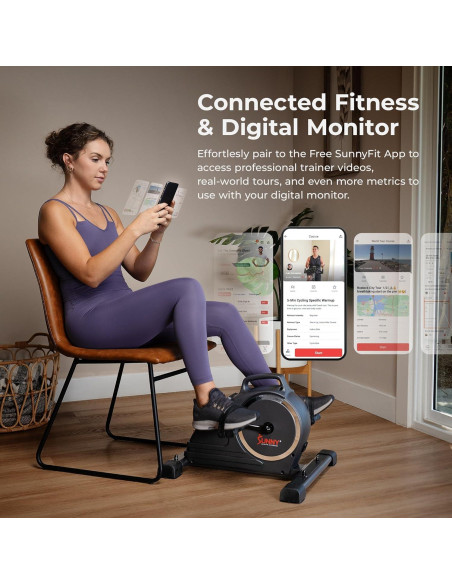 Bicicleta de Ejercicio Bajo Escritorio Sunny Health SF-B020029SMART