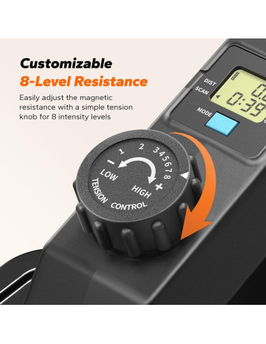 Máquina Elíptica de Escritorio MERACH E43 - 8 Niveles Resistencia