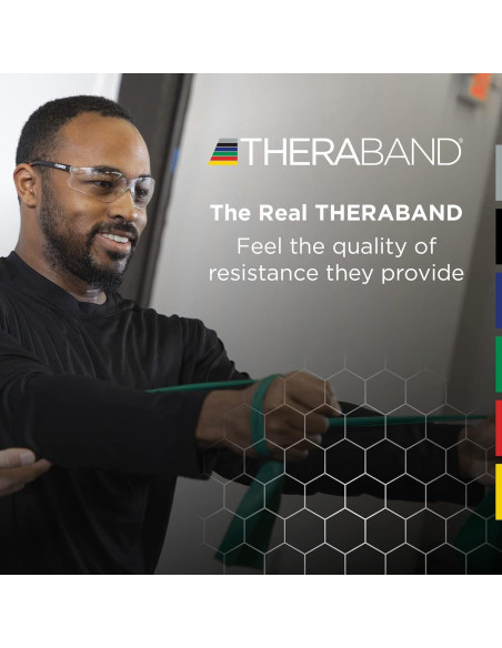 Bandas de Resistencia THERABAND Láttex Verde Pesado 1.52m