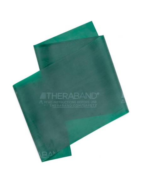 Bandas de Resistencia THERABAND Láttex Verde Pesado 1.52m