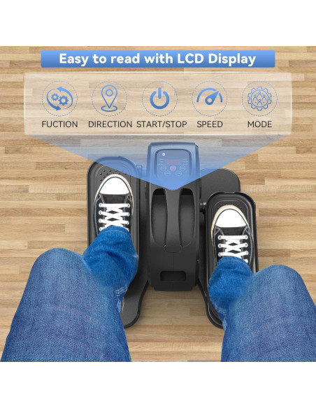 Máquina Elíptica Bajo Escritorio Tvdugim Compacta con Control Remoto