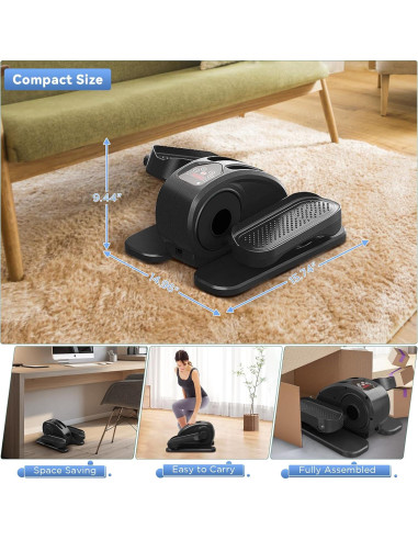 Máquina Elíptica Bajo Escritorio Tvdugim Compacta con Control Remoto