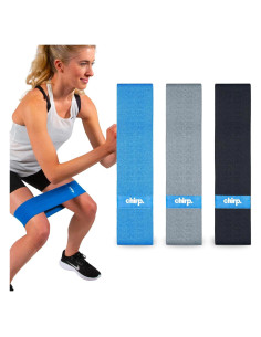 Bandas de Resistencia Chirp - 3 Niveles, 80 cm, Calidad Premium
