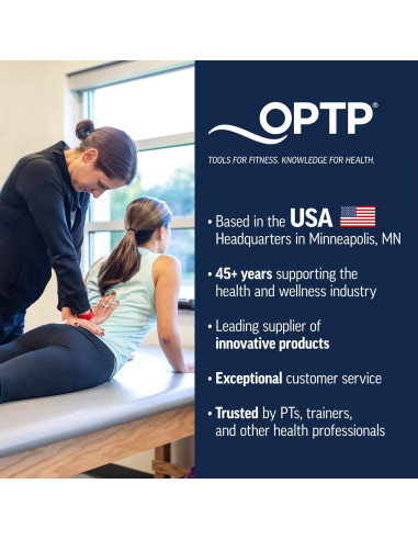 Bola Inflable de Terapia Física OPTP 30 cm para Ejercicio Cervical