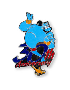 Pin de Esmalte Aladino Disney 30 Aniversario Genio