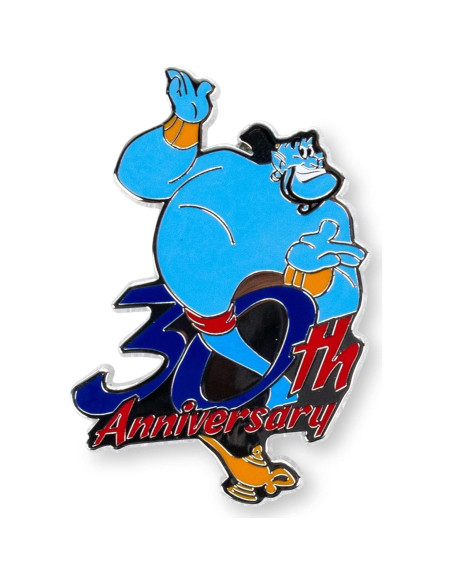 Pin de Esmalte Aladino Disney 30 Aniversario Genio
