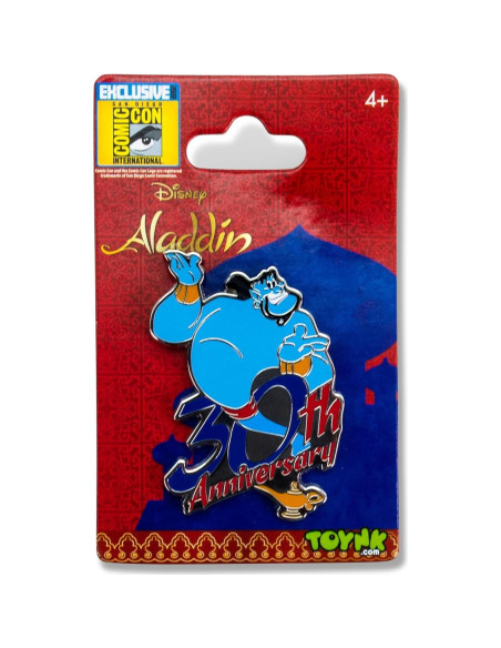 Pin de Esmalte Aladino Disney 30 Aniversario Genio