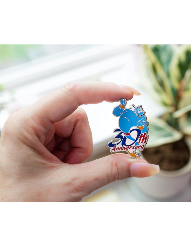 Pin de Esmalte Aladino Disney 30 Aniversario Genio