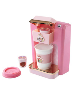 Cafetera Gourmet de Juguete Disney Princesa 4 Piezas Rosa