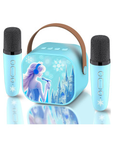Máquina de Karaoke para Niñas P2 con 2 Micrófonos Inalámbricos