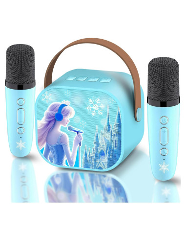 Máquina de Karaoke para Niñas P2 con 2 Micrófonos Inalámbricos