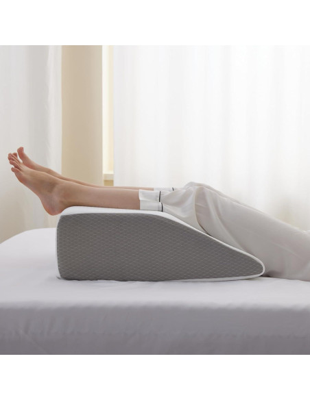 Almohada Elevadora de Piernas Bedluxe 20 cm Espuma Viscoelástica