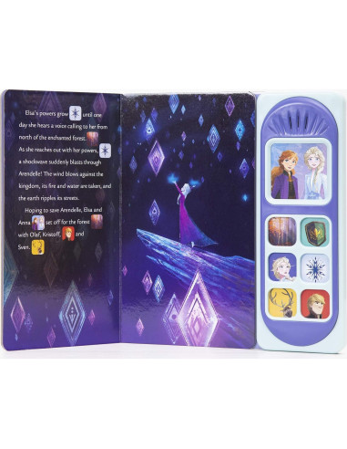 Disney Frozen 2 Elsa, Anna, and Olaf - Stronger Together Little Sound Book - PI Kids (Play-A-Sound)