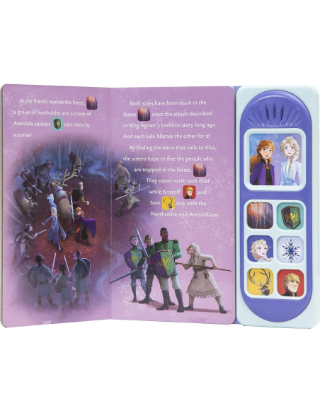 Disney Frozen 2 Elsa, Anna, and Olaf - Stronger Together Little Sound Book - PI Kids (Play-A-Sound)