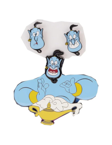 Conjunto de Pines Loungefly Disney Aladino Genio