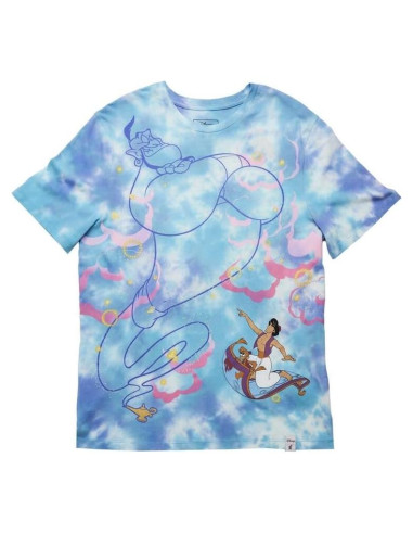 Camiseta Unisex Loungefly Disney Aladino Genio 3XL Tie Dye