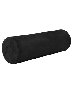 Cojín Cilíndrico Gredecor Negro Espuma Viscoelástica 43 cm