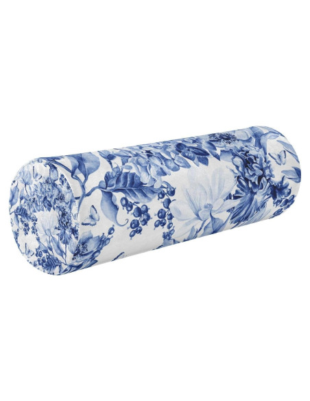 Almohada Cilíndrica Viscoelástica QwThum 43x14 cm Lavable