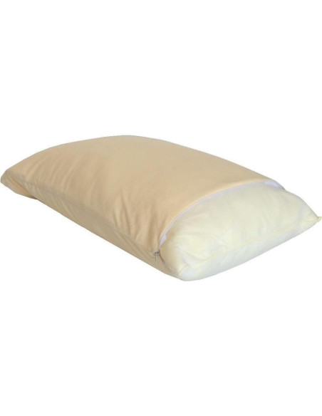 2 Almohadas de Espuma de Memoria Beige Dogbed4less Reina