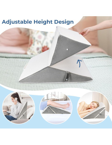 Almohada Cuña Ajustable COOLBEBE 22-30 cm para Dormir