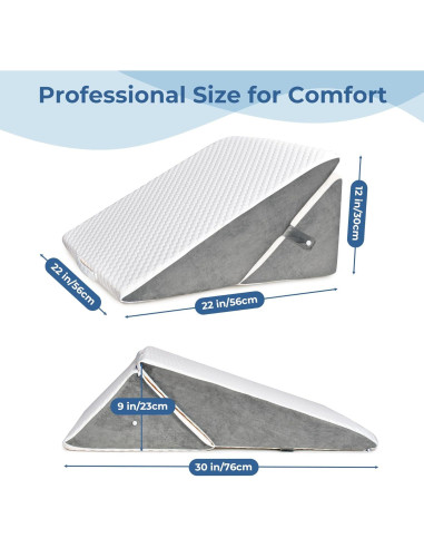 Almohada Cuña Ajustable COOLBEBE 22-30 cm para Dormir